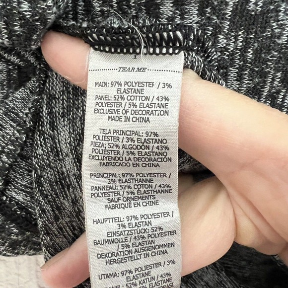 Lorna Jane Women's Ananda Black Gray 3/4 Mesh Sleeve Scoop Neck Top - Medium - Picture 6 of 6